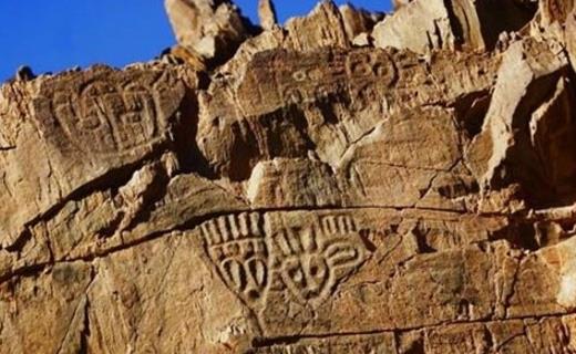 世界上數(shù)量最多、分布最廣的巖畫(huà)群 狼山巖畫(huà)遍布全國(guó) 前后大約有幾千年