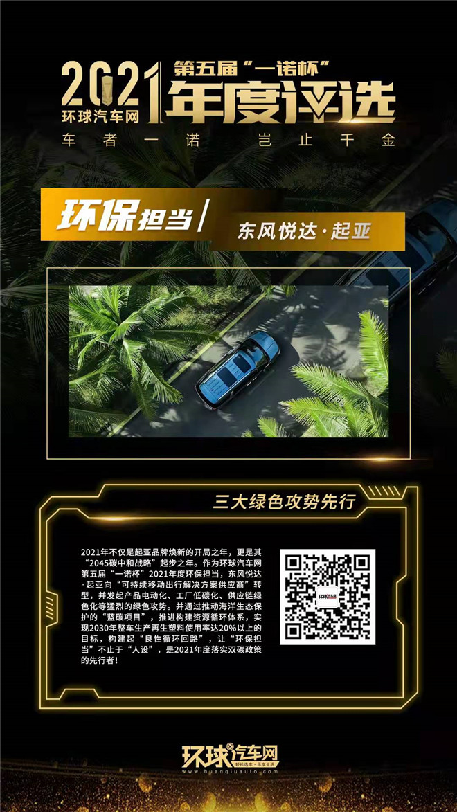 環球汽車網第五屆“一諾杯”2021年度評選正式揭曉!