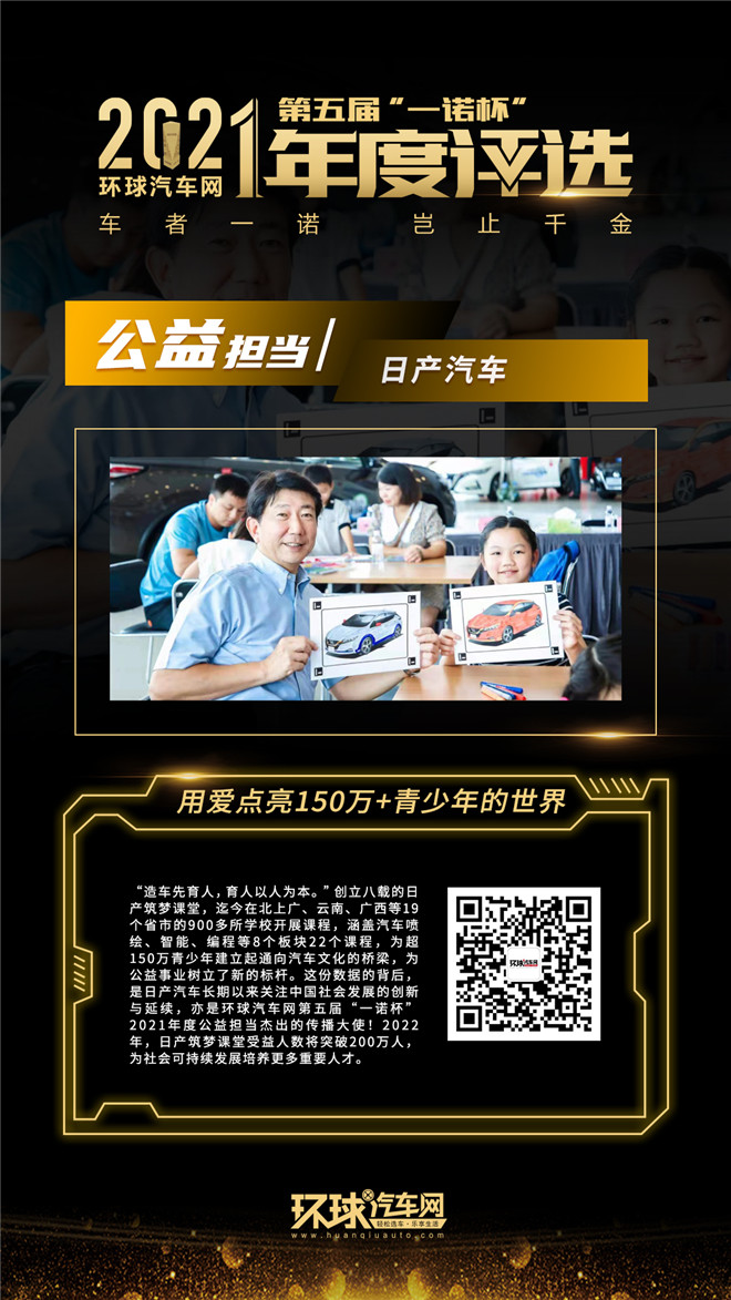 環球汽車網第五屆“一諾杯”2021年度評選正式揭曉!