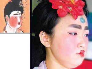 臺灣女孩模仿唐朝仕女妝 網友贊其在唐朝是寵妃