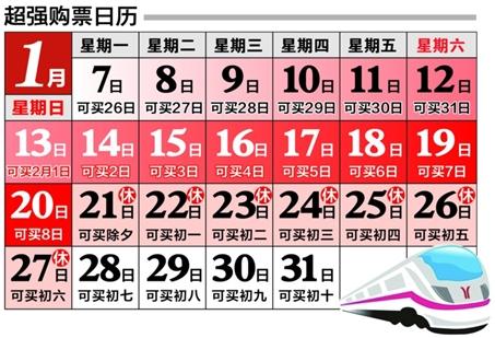 @廣州鐵路“超強購票日歷”獲網(wǎng)友熱捧,網(wǎng)友稱不用再掐指算買票日期