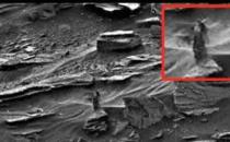 NASA火星照片現長發露胸女外星人？