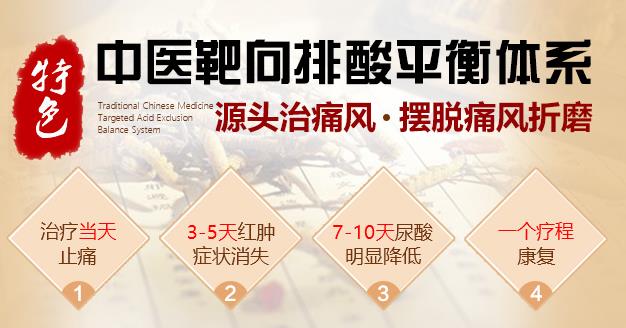 特色中醫靶向排酸平衡體系治療痛風收費怎么樣 收費合理，治療佳